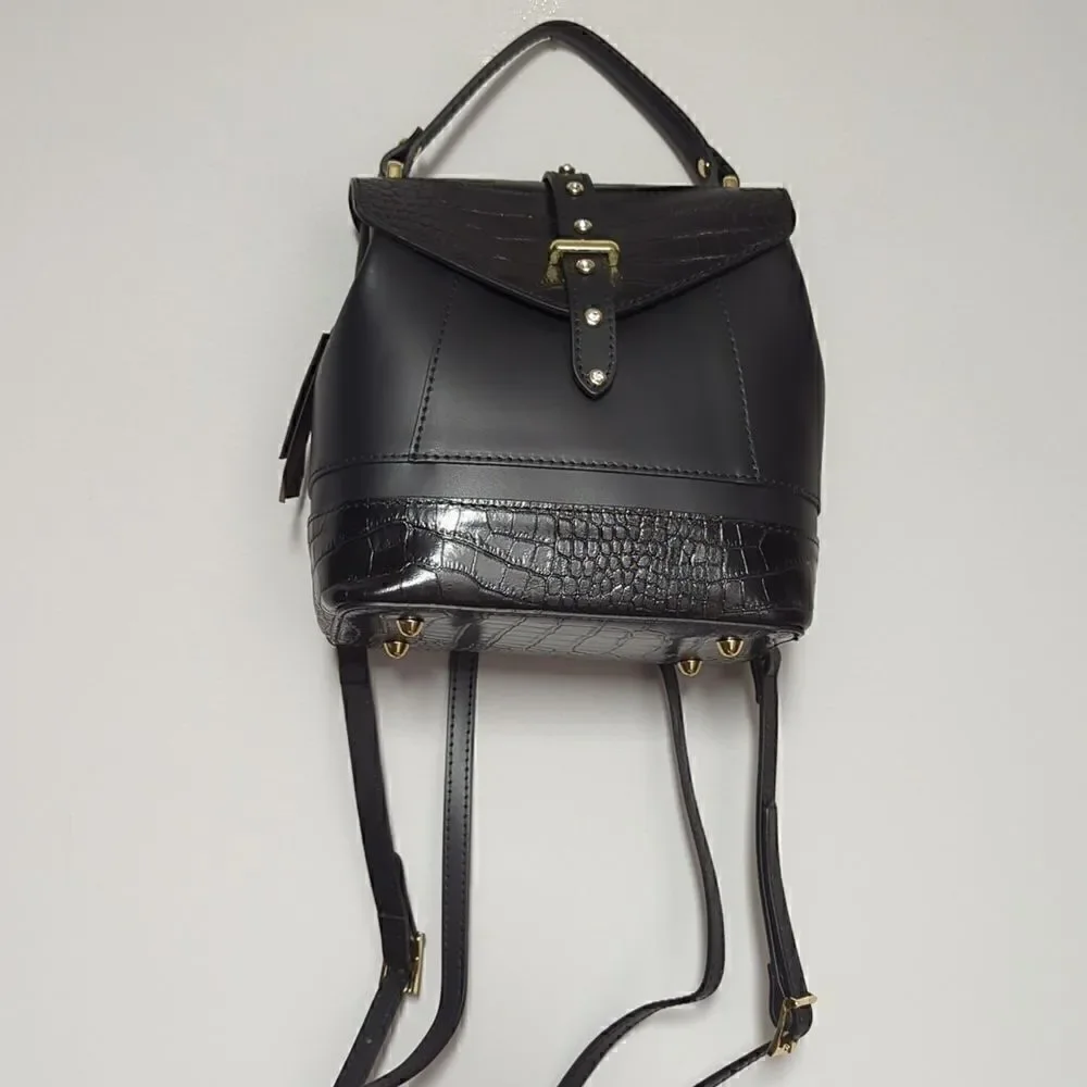 NWT Black House of Harlow Backpack